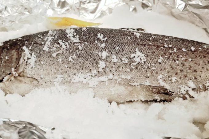 Salt Baked Trout