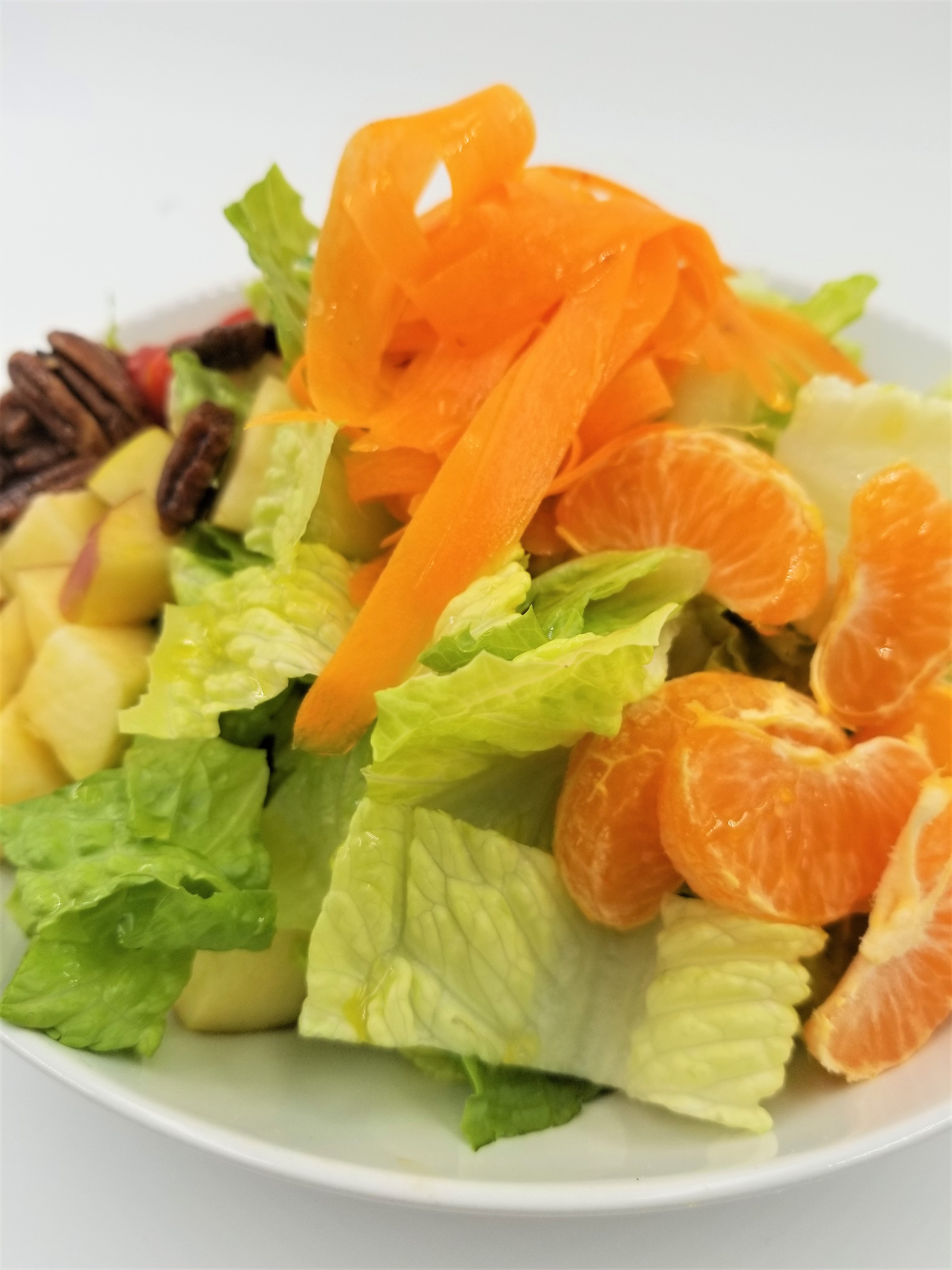 Fruit Salad with Shallot Onion Honey Dressing Lin Asian Bar